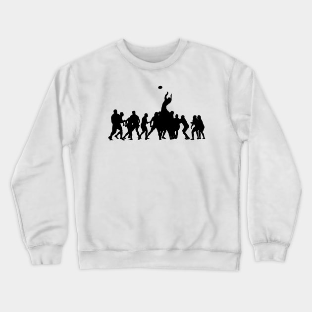 Rugby Line Out Crewneck Sweatshirt by University of Oklahoma Rugby